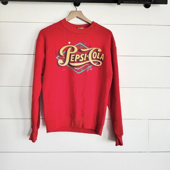 Pepsi Other - Vtg Pepsi Sweatshirt Pepsi Cola Soda USA Promo Crewneck 80s 1980s Small Retro